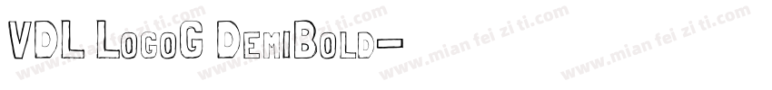 VDL LogoG DemiBold字体转换